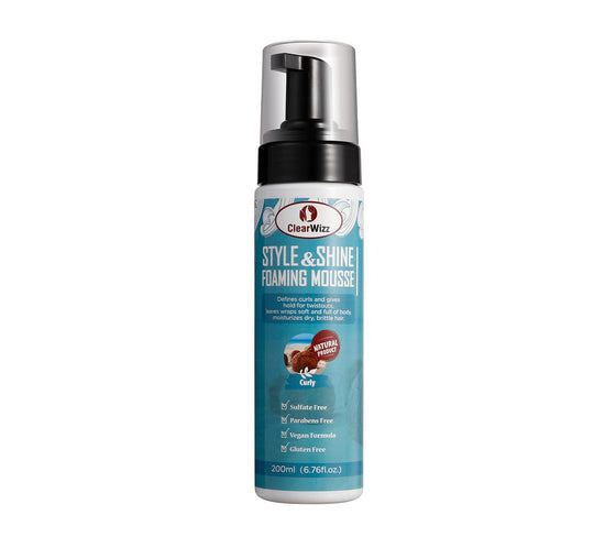 CLEARWIZZ STYLE & SHINE FOAMING MOUSSE (6.76 fl oz ) - GoodBrands USA 