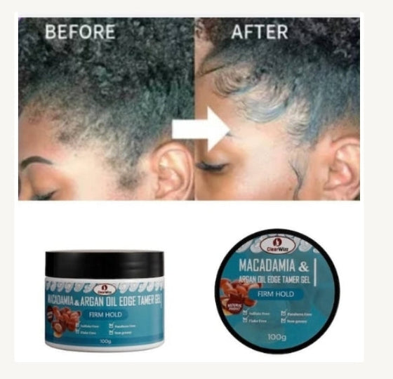 Macadamia & Argan Edge Tamer Gel (Firm hold)  3.6 oz